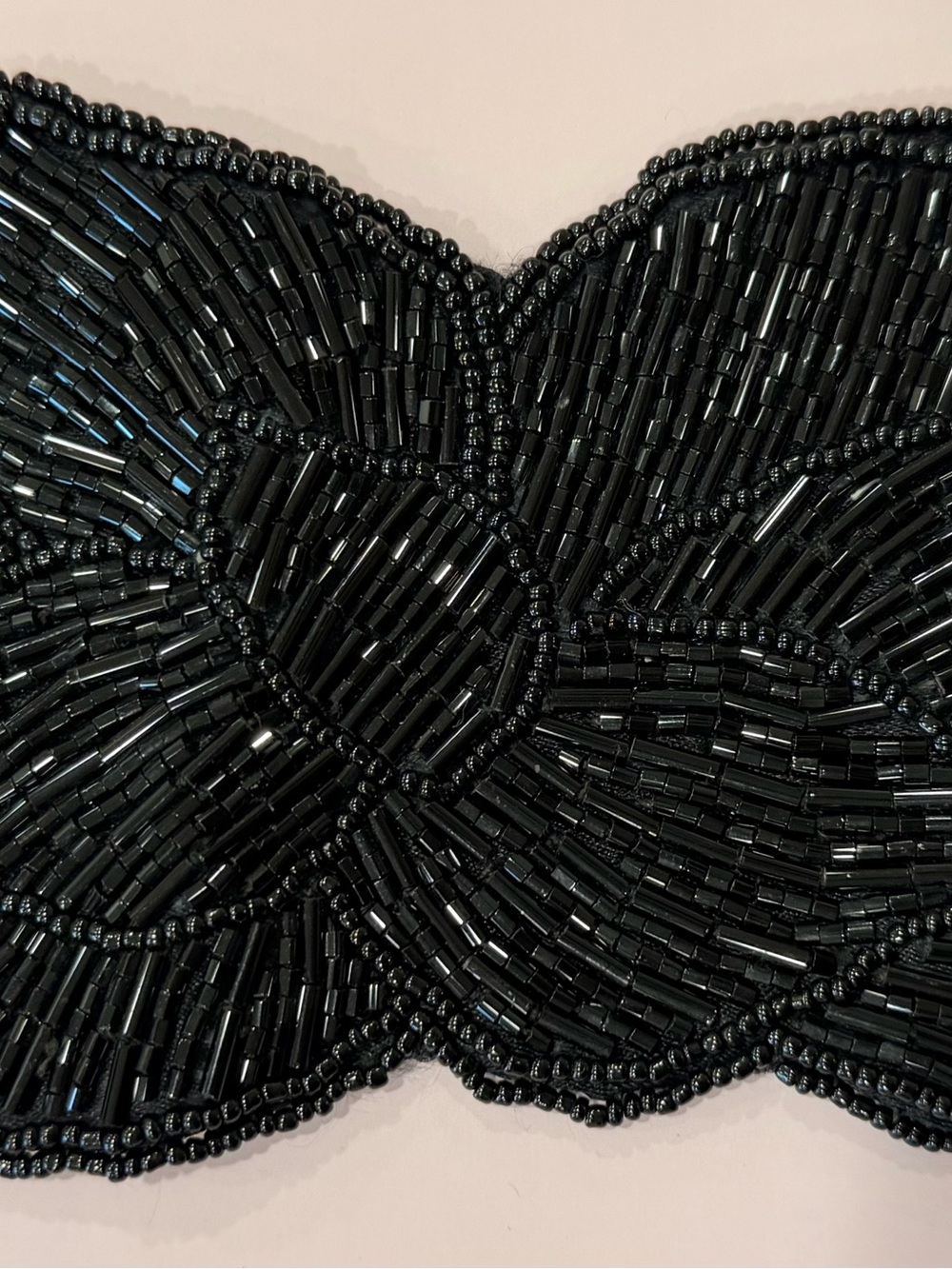 Black Beaded Belt